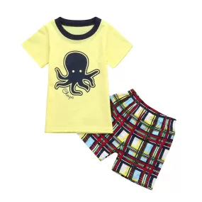 2 Piece Liam T-Shirts and Shorts Sets