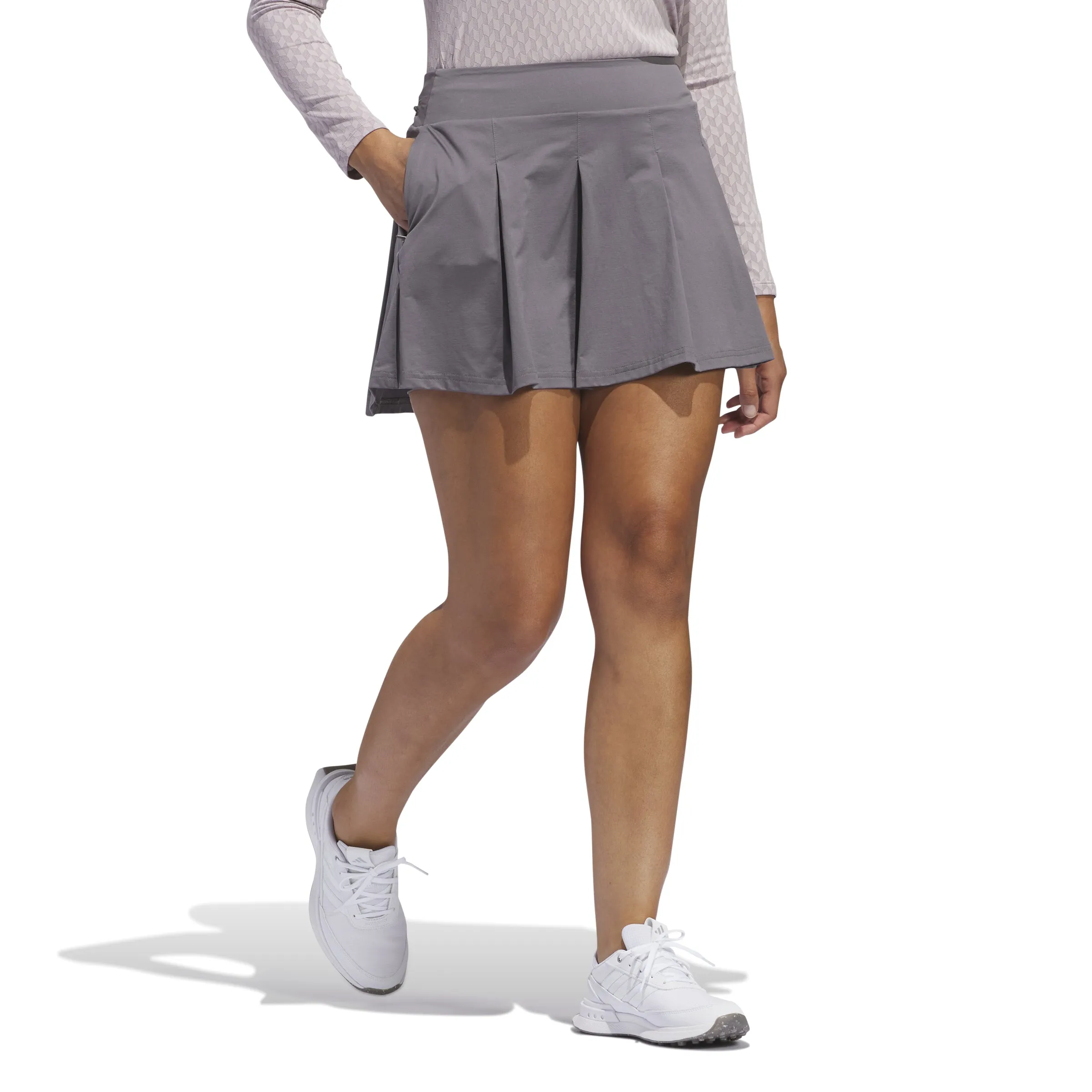 adidas Golf Women's Ultimate365 Tour Pleated Skort - Charcoal SS24