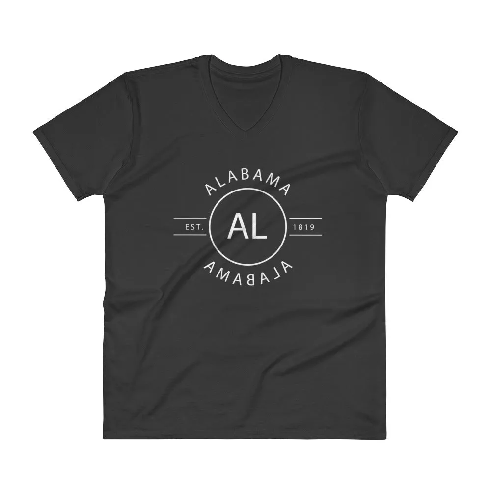 Alabama - V-Neck T-Shirt - Reflections