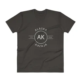 Alaska - V-Neck T-Shirt - Reflections