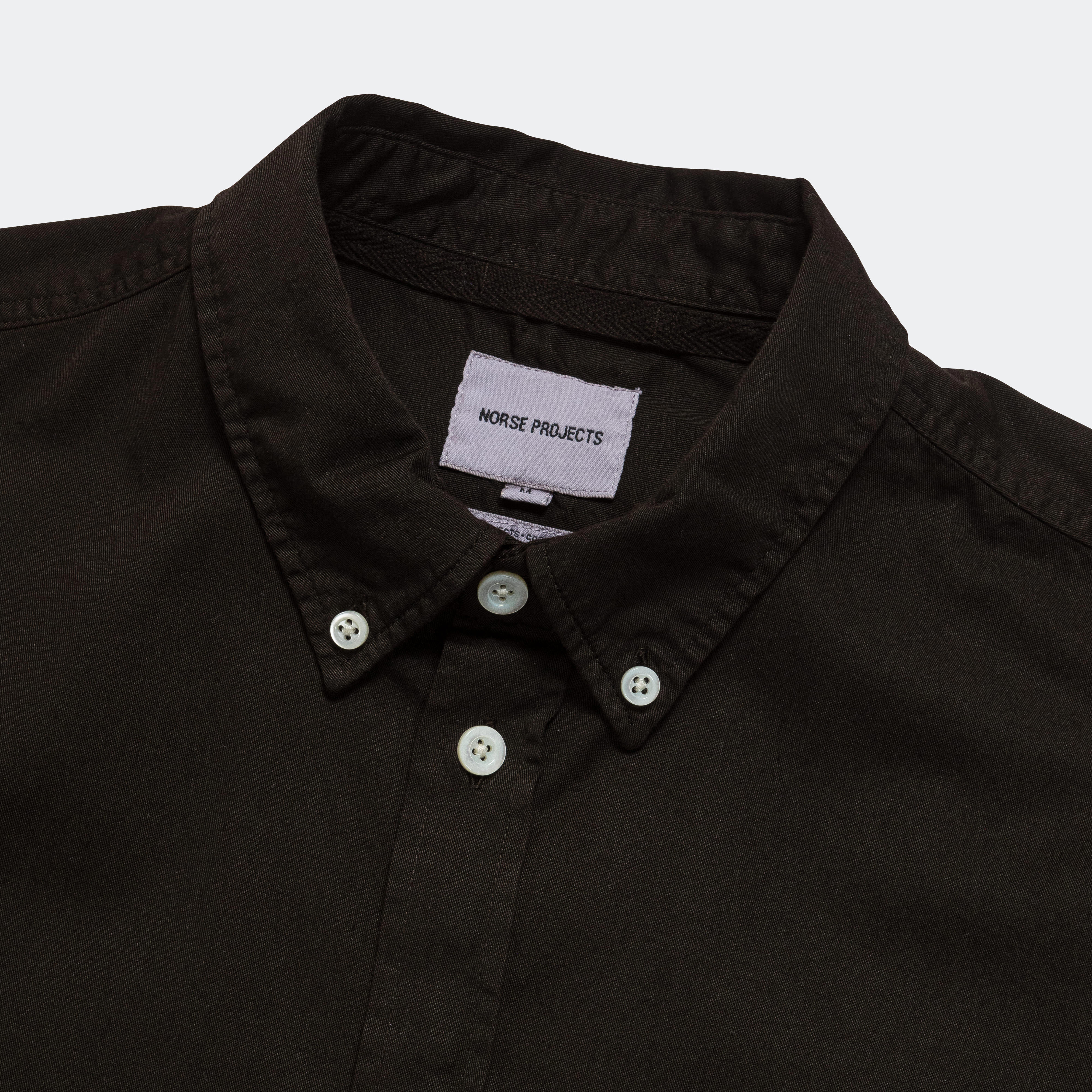 Anton Light Twill Shirt - Espresso