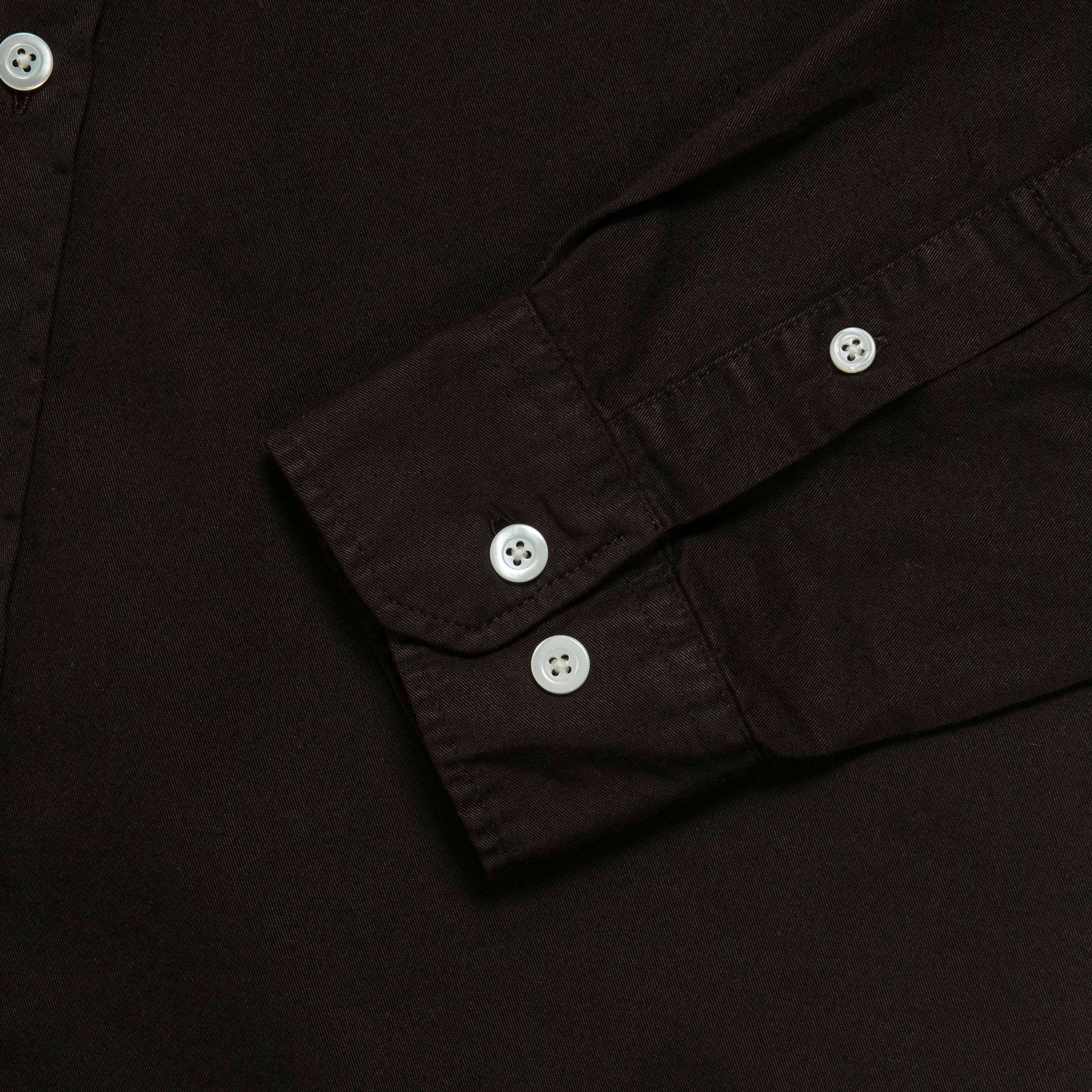 Anton Light Twill Shirt - Espresso