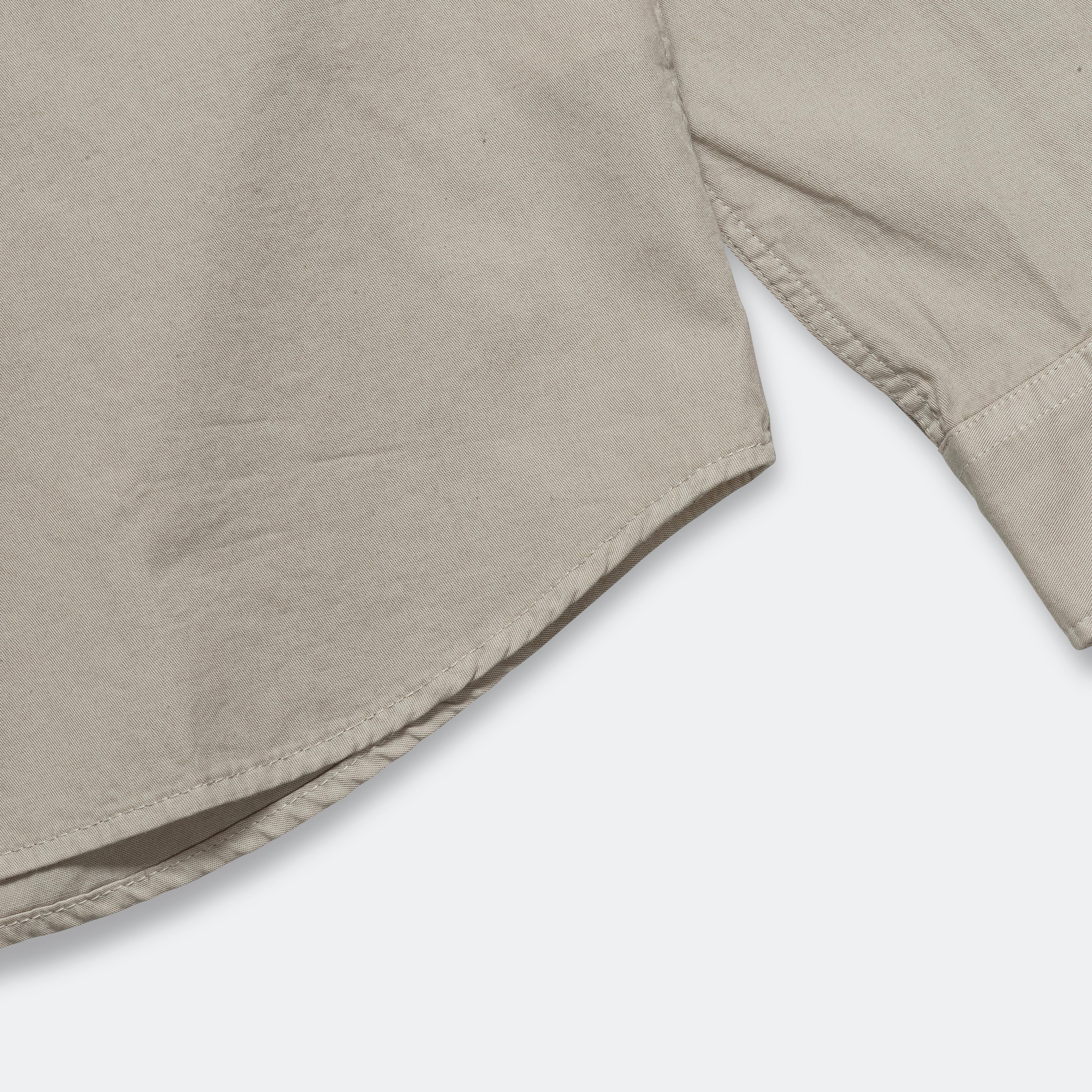 Anton Light Twill Shirt - Oatmeal