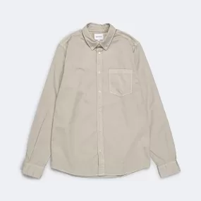 Anton Light Twill Shirt - Oatmeal