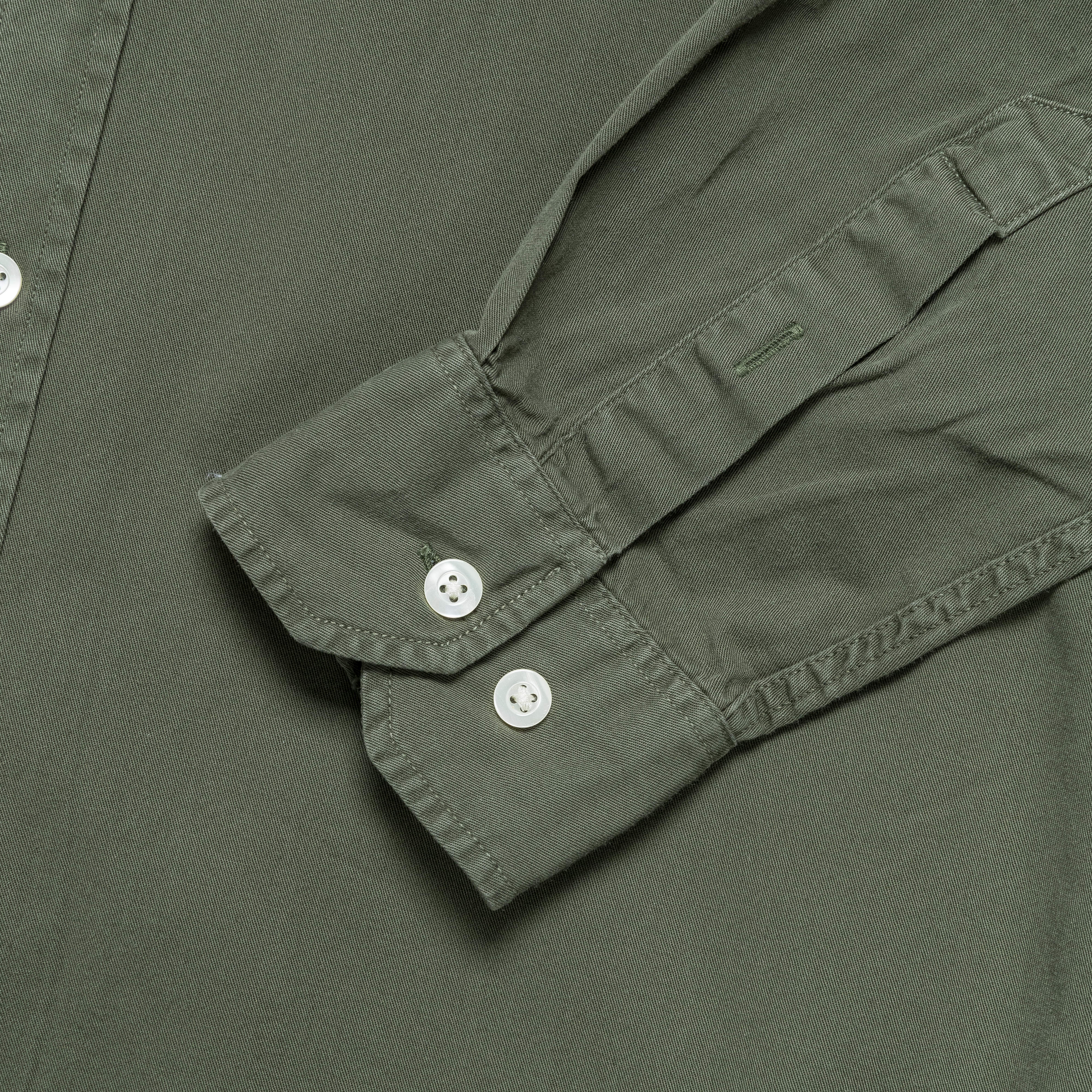 Anton Light Twill Shirt - Spruce Green