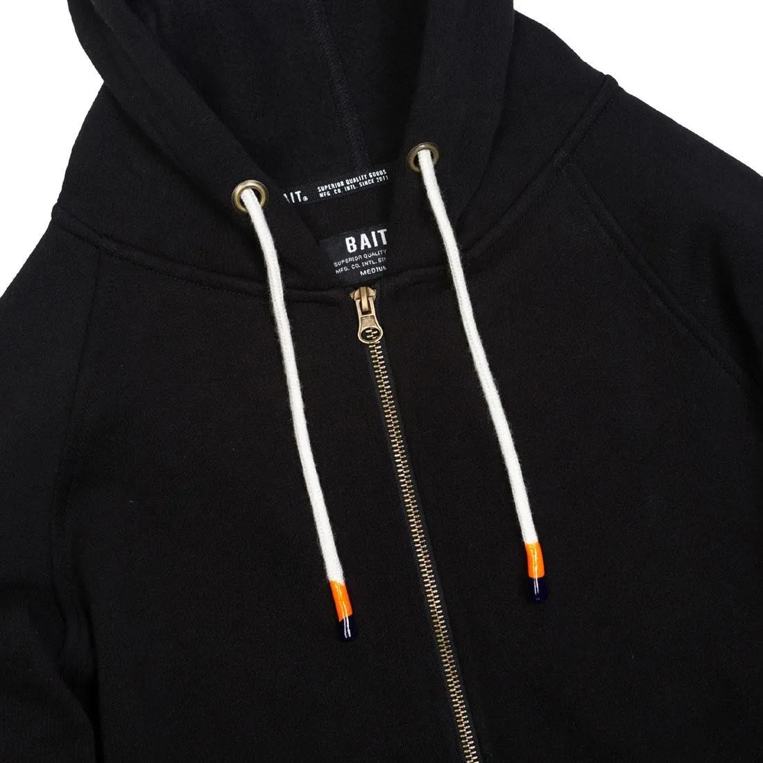 BAIT Men Zip Up Hoody (black)