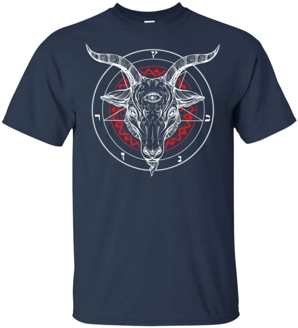 Baphomet Circle Symbol T-Shirt