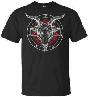 Baphomet Circle Symbol T-Shirt