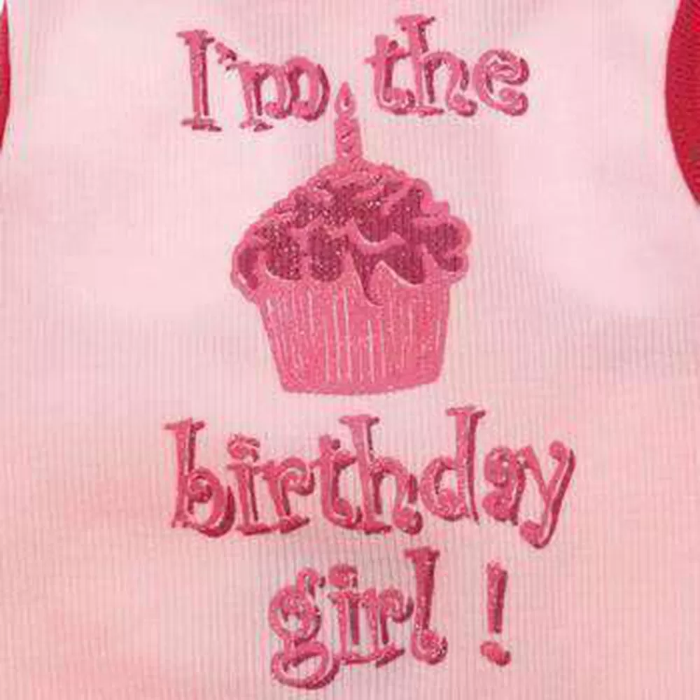 Birthday Girl Dog Tank Top - Pink