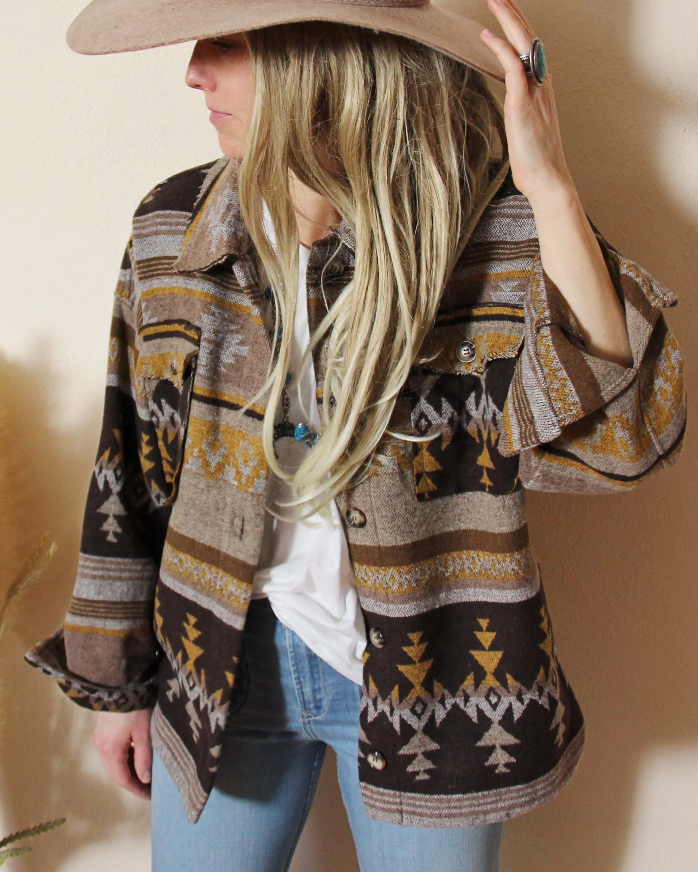 Bozeman Cozy Jacket in Wheat