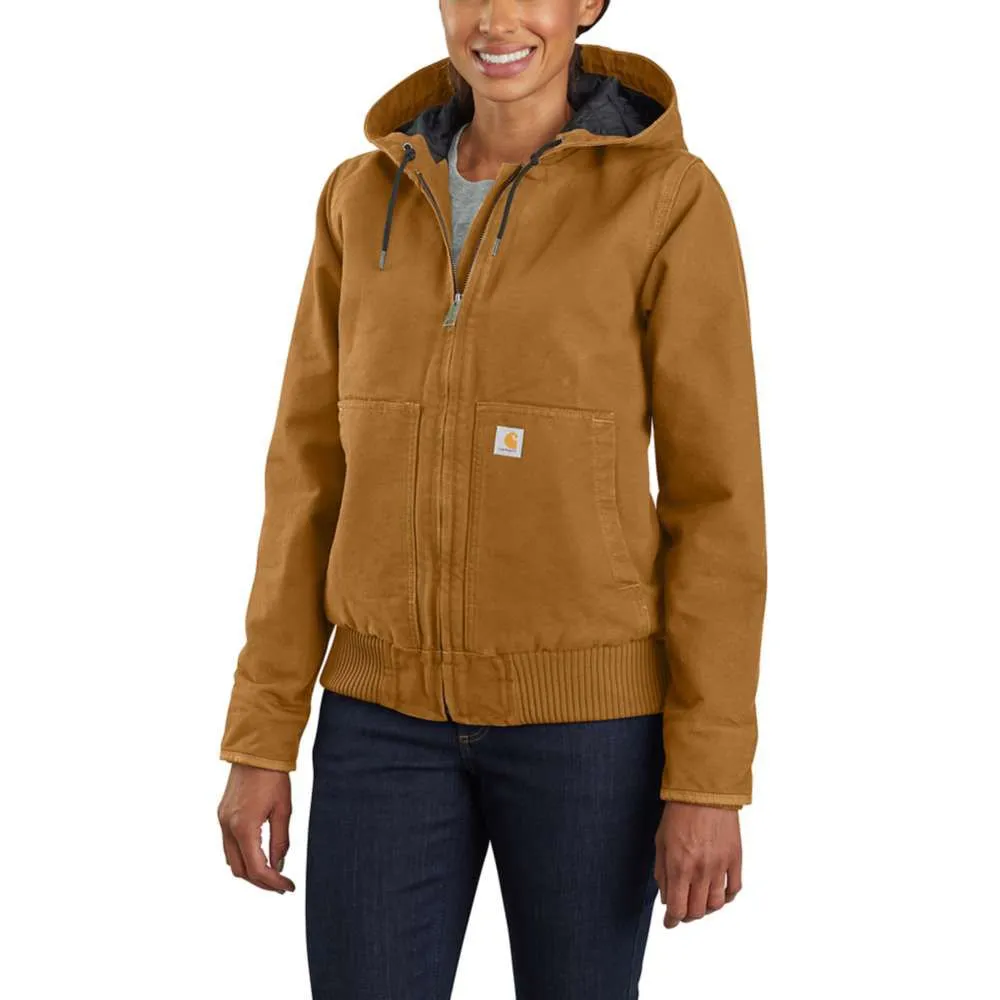 Carhartt 104053 Women’s Washed Duck Active Jacket - Carhartt Brown