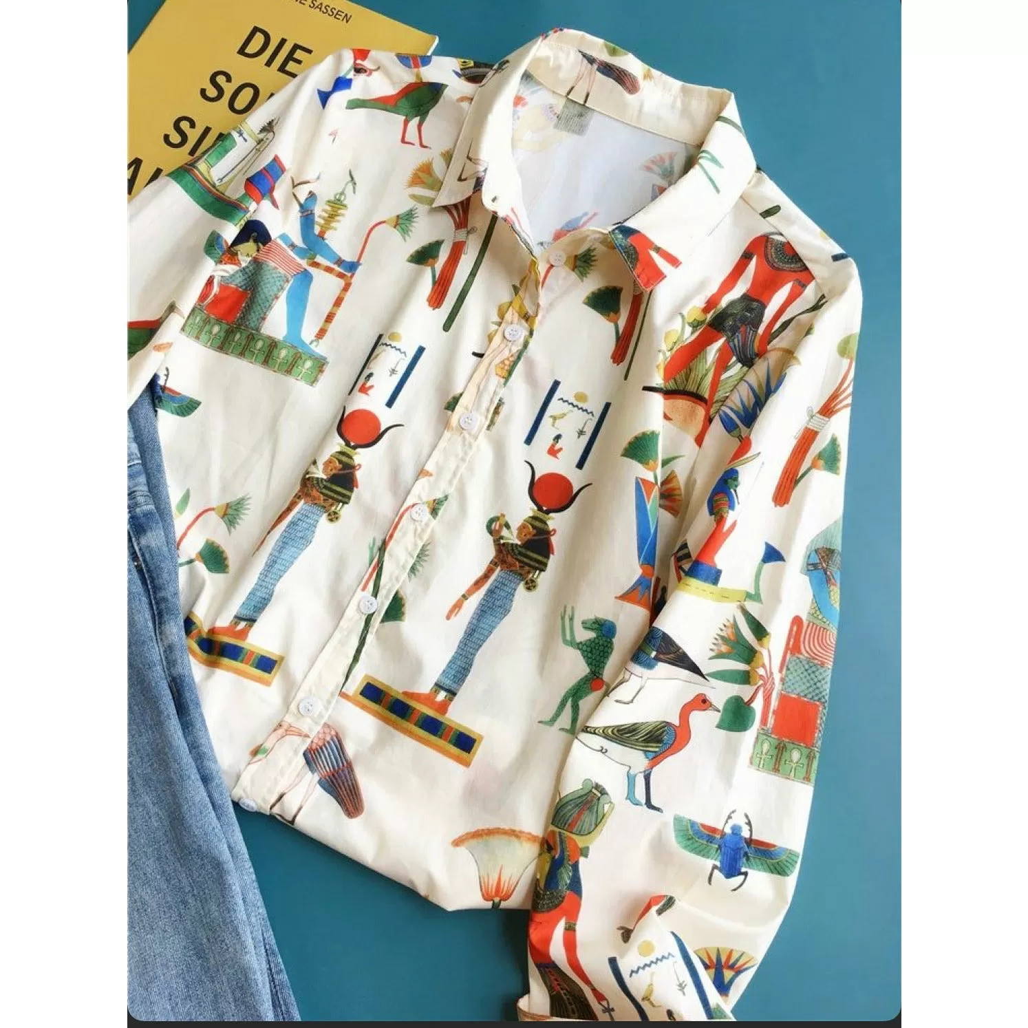 Cartoon Character Printed Shirt