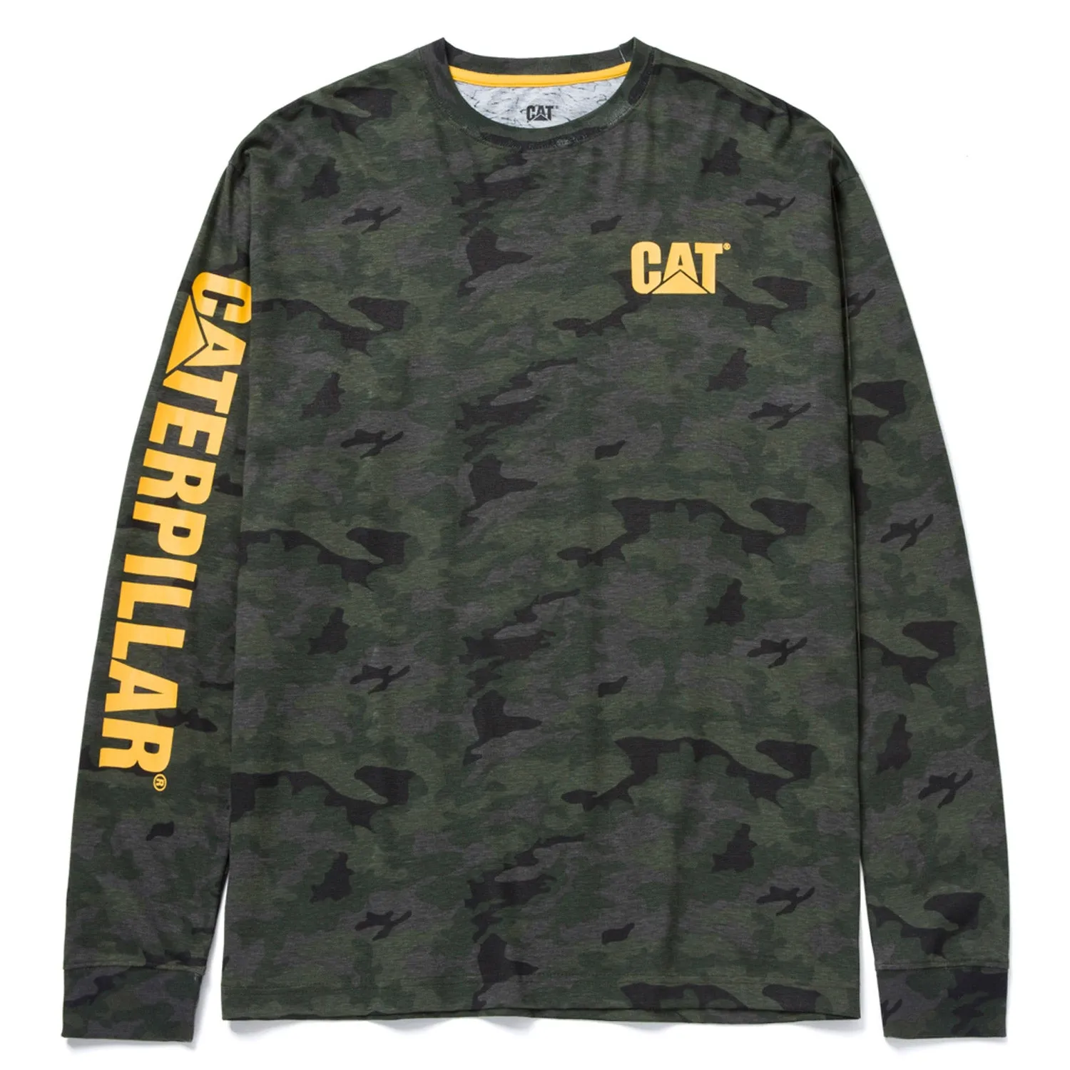 CAT Men's Trademark Banner Long Sleeve Tee