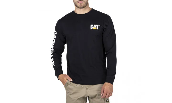 CAT Trademark Banner Long Sleeve Tee