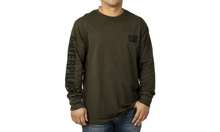 CAT Trademark Banner Long Sleeve Tee