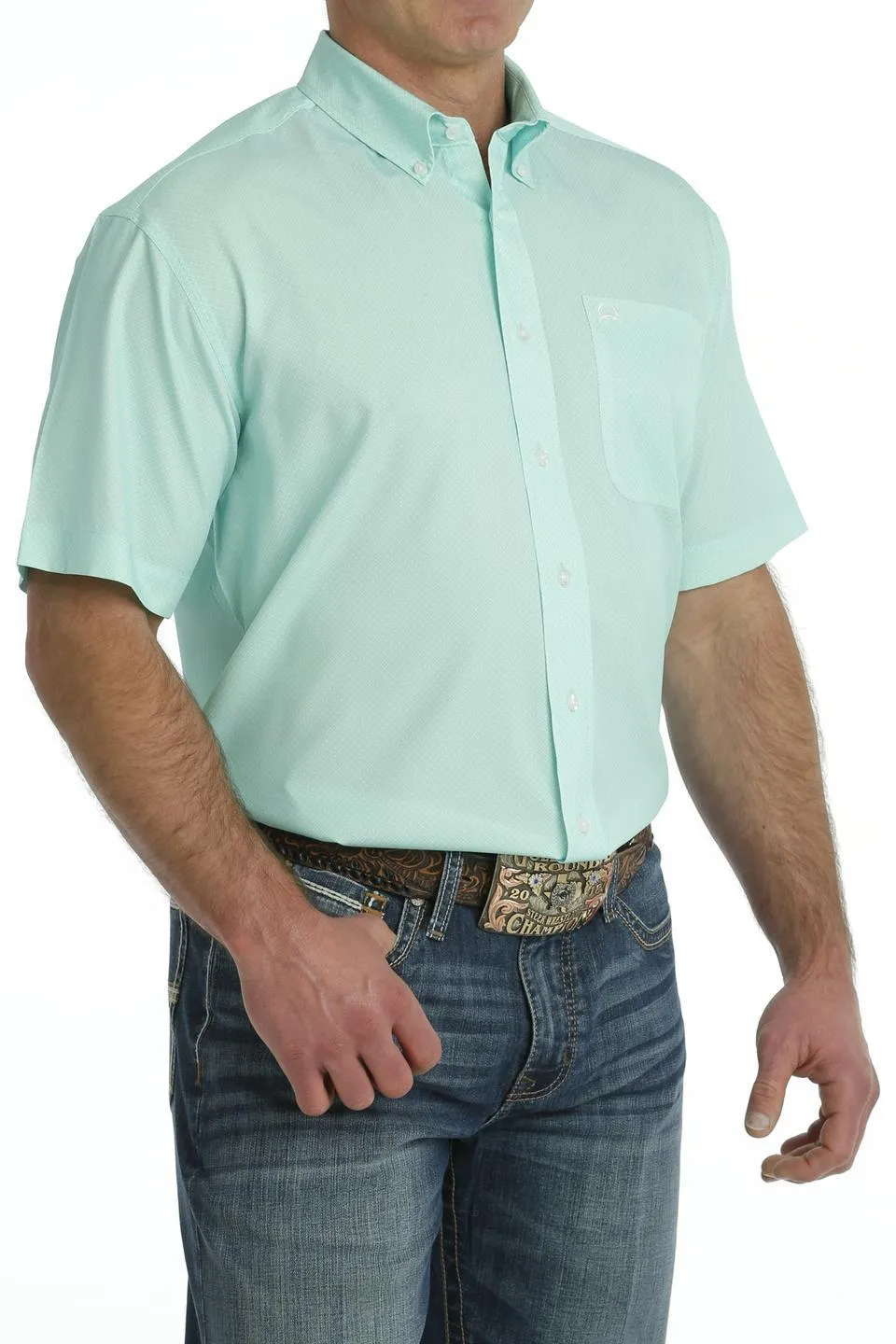 Cinch Arena Flex Mint Shirt