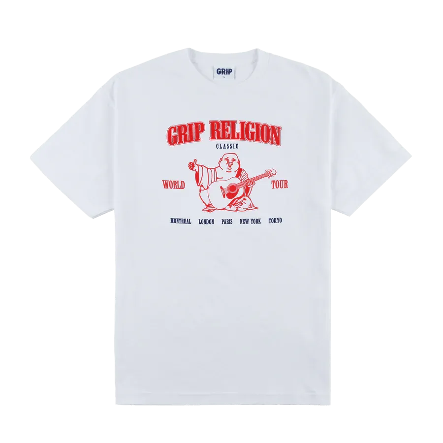 Classic Grip Religion T-Shirt White