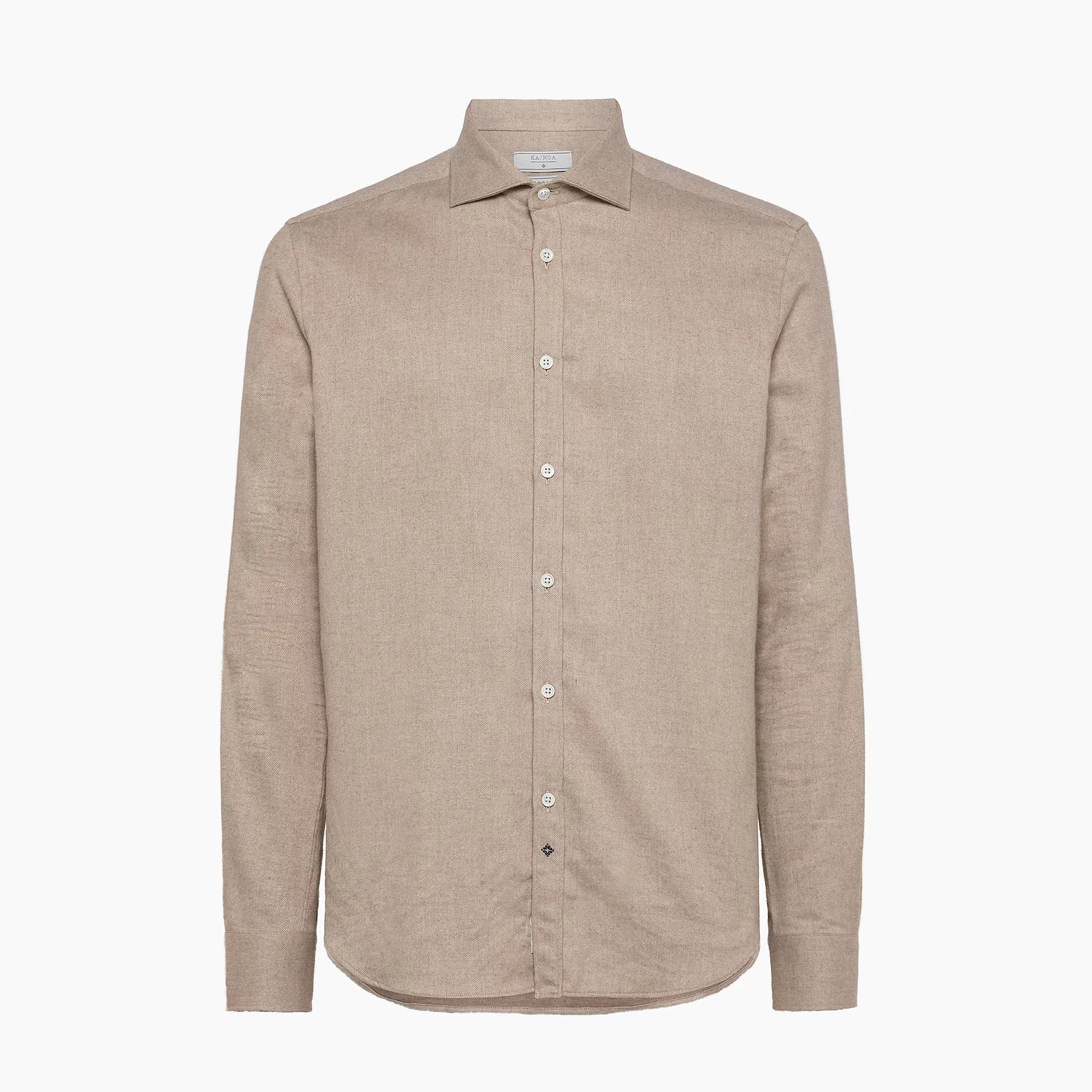 Clodoveu Melton flannel cotton shirt