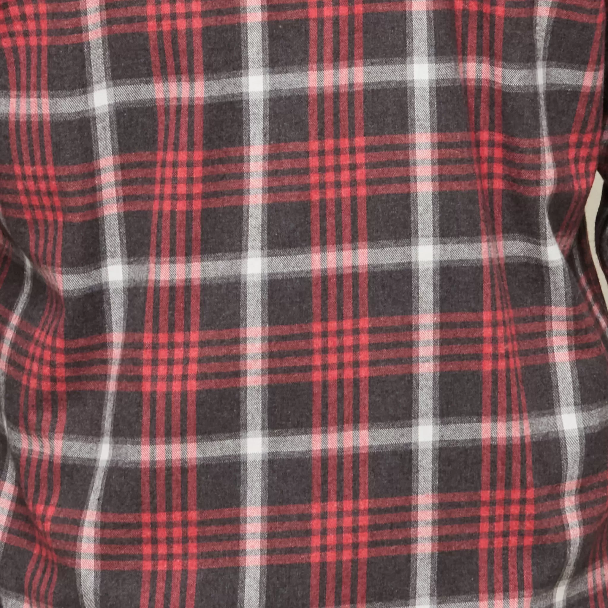 Denver Flannel :: Red/Grey