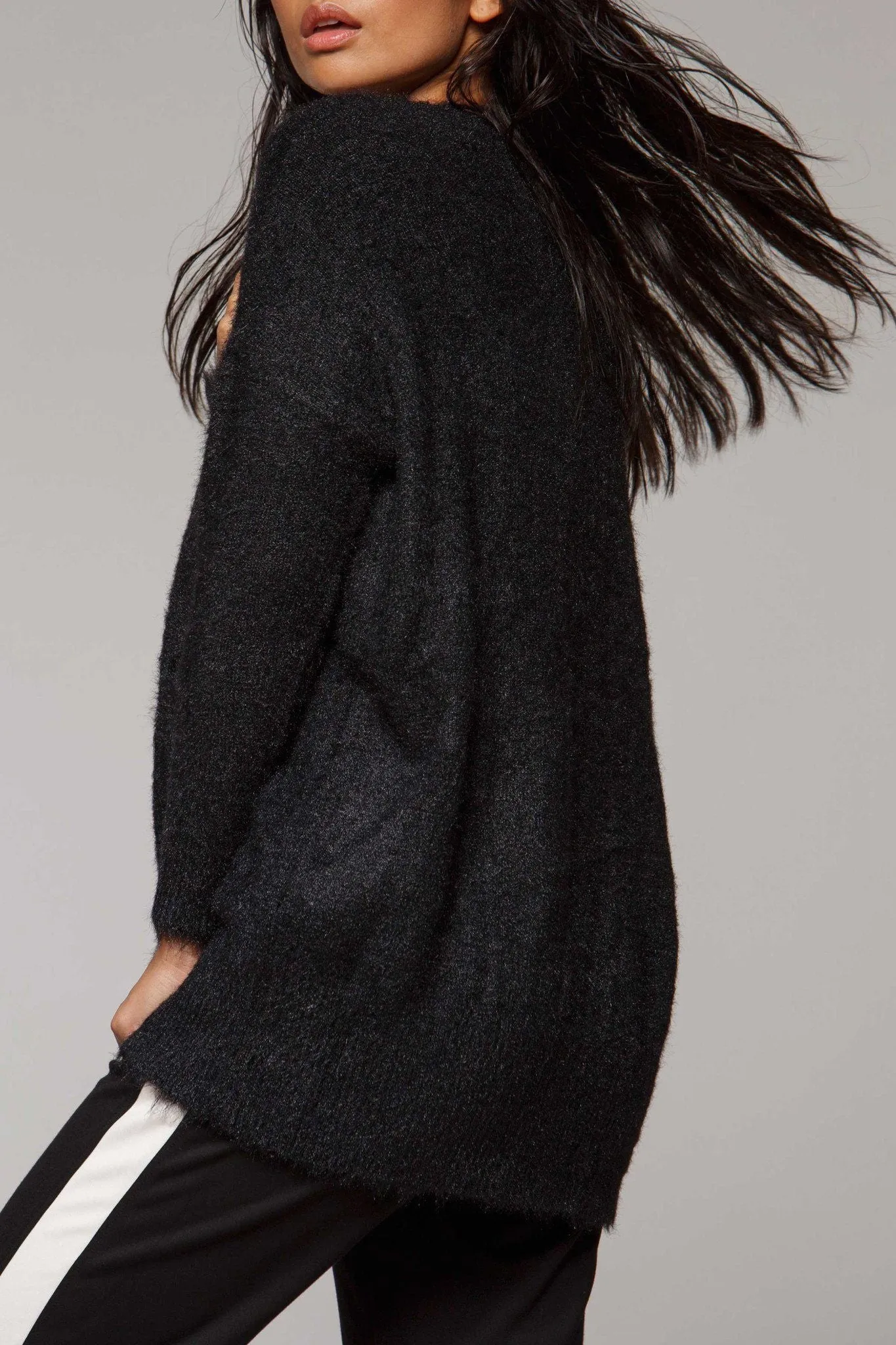 Deodar Vegan Fur Sweater