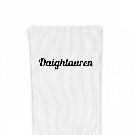 Design Your Own Custom Printed Crew Socks - Medium