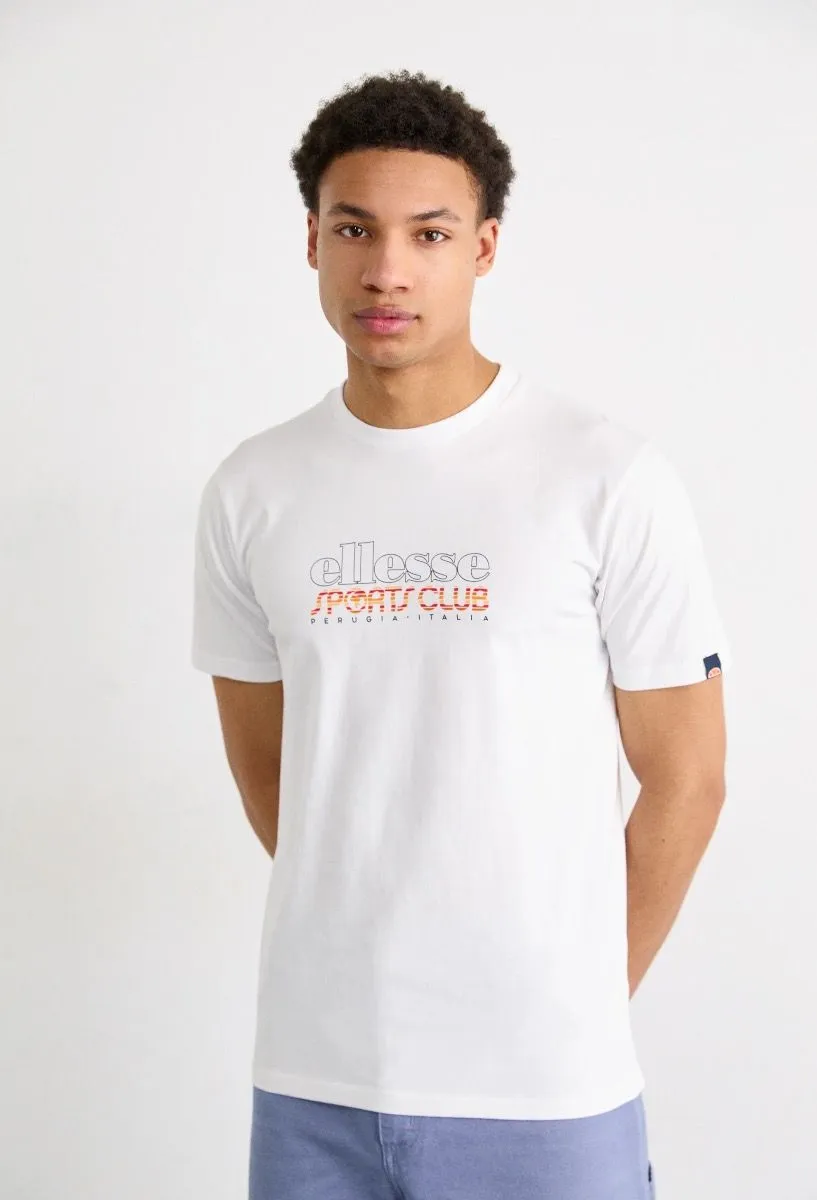 Ellesse Vettica Crew Neck Logo T-Shirt White