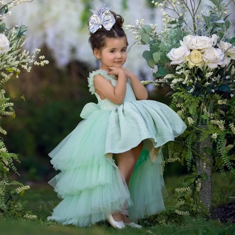 Fluffy Layered Tulle Princess Gown