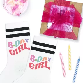 Fun Birthday Socks for the Birthday Girl