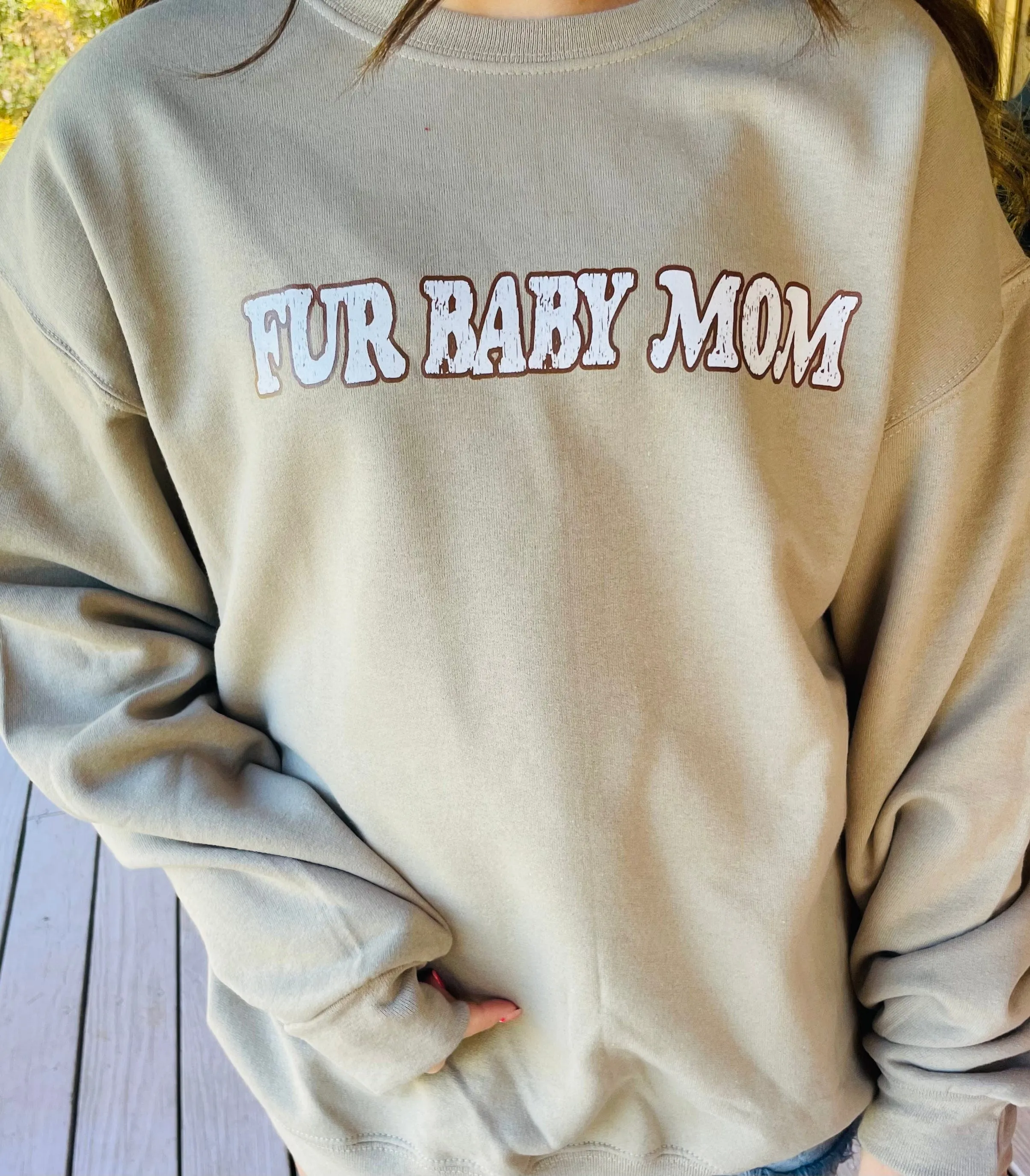 GINA Fur Baby Mom Sweatshirt