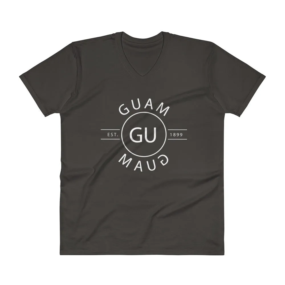 Guam - V-Neck T-Shirt - Reflections