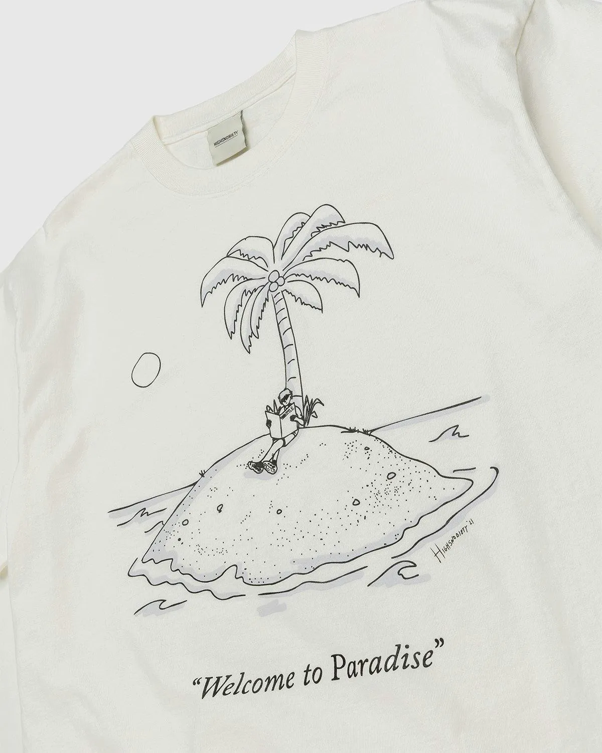 Highsnobiety – Paradise Cartoon T-Shirt White | Highsnobiety Shop