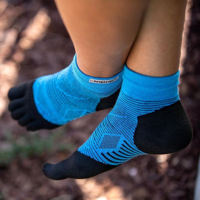 Injinji  RUN Toesocks Lightweight Mini-Crew - Malibu