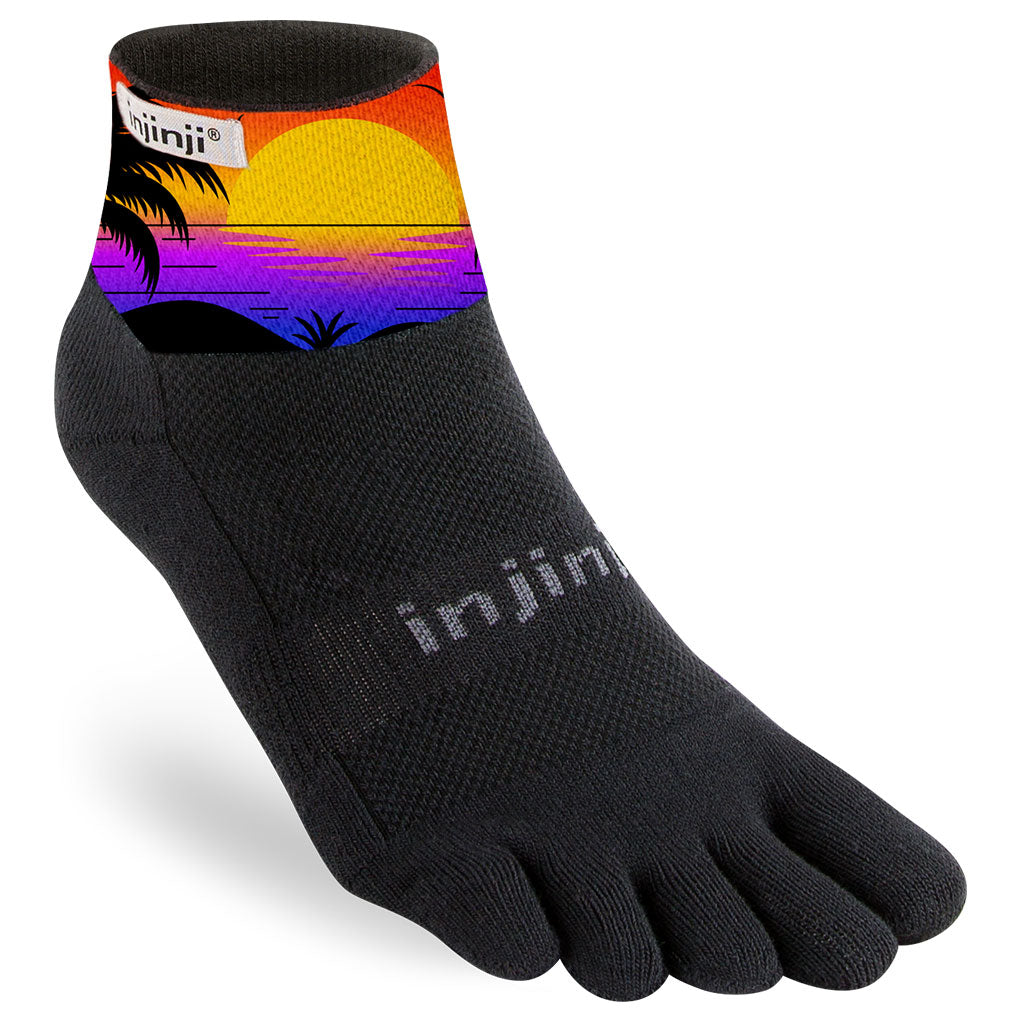 Injinji TRAIL Toesocks Midweight Mini-Crew - Oasis