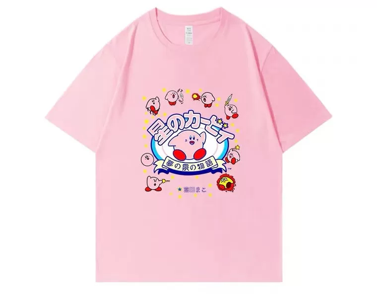 JAPANESE CUTE CARTOON PASTEL PINK T-SHIRT BY07281