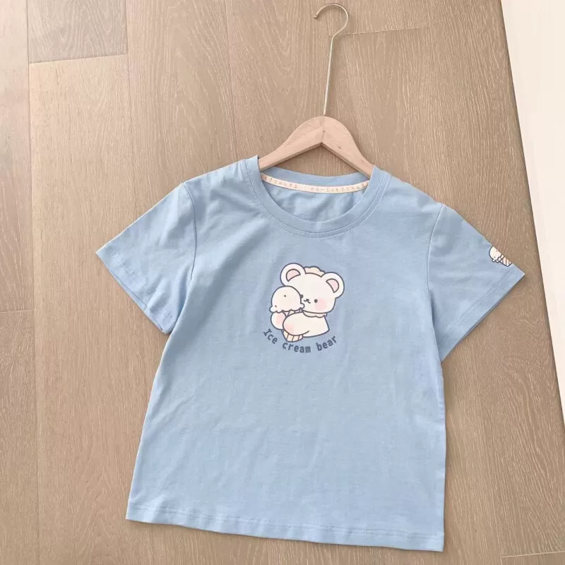 Japanese cute softgirl cartoon T-shirt BY7092