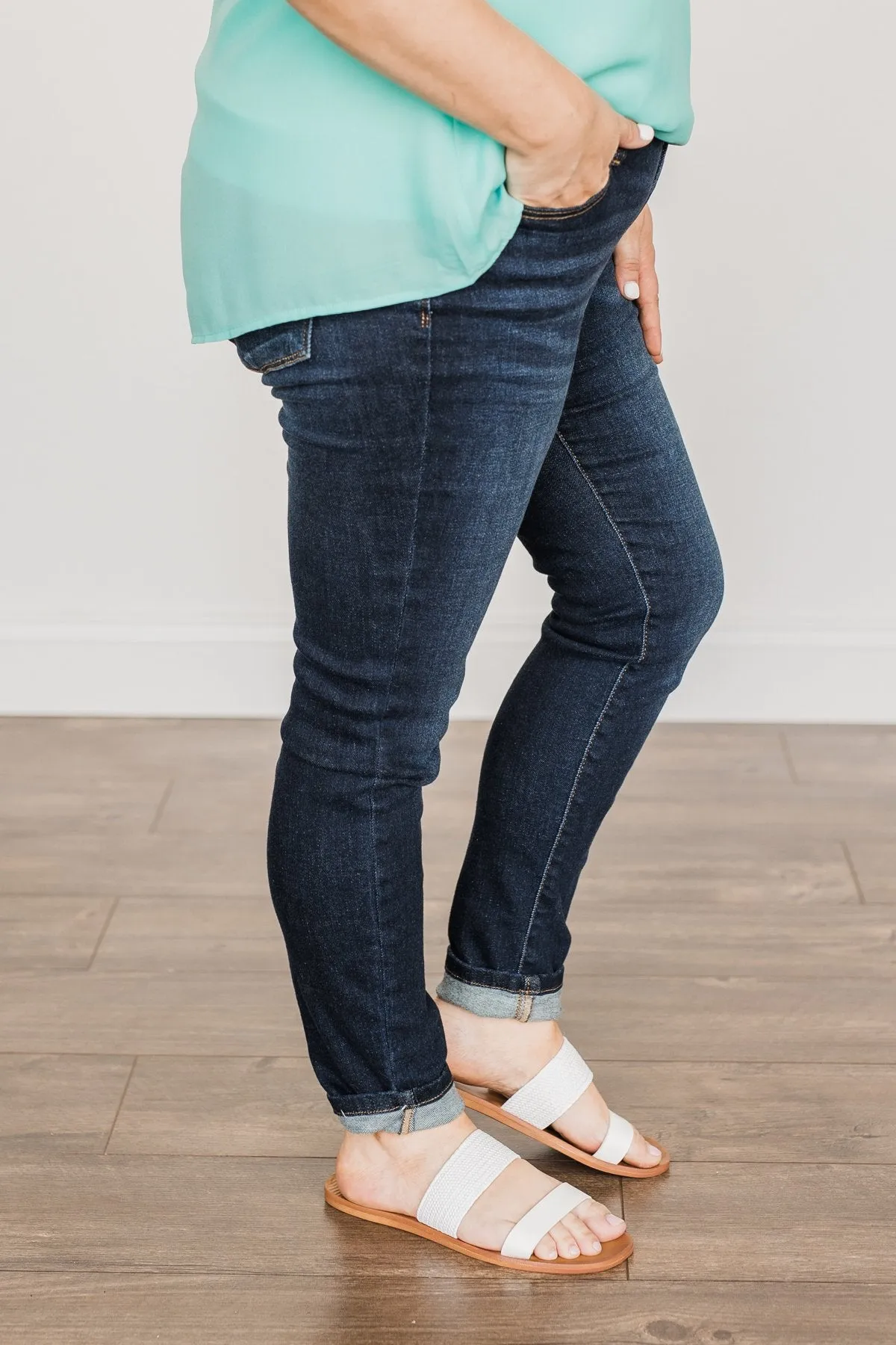 Judy Blue Mid-Rise Jeans- Ainsley Wash