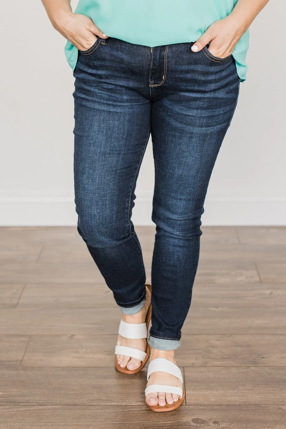 Judy Blue Mid-Rise Jeans- Ainsley Wash