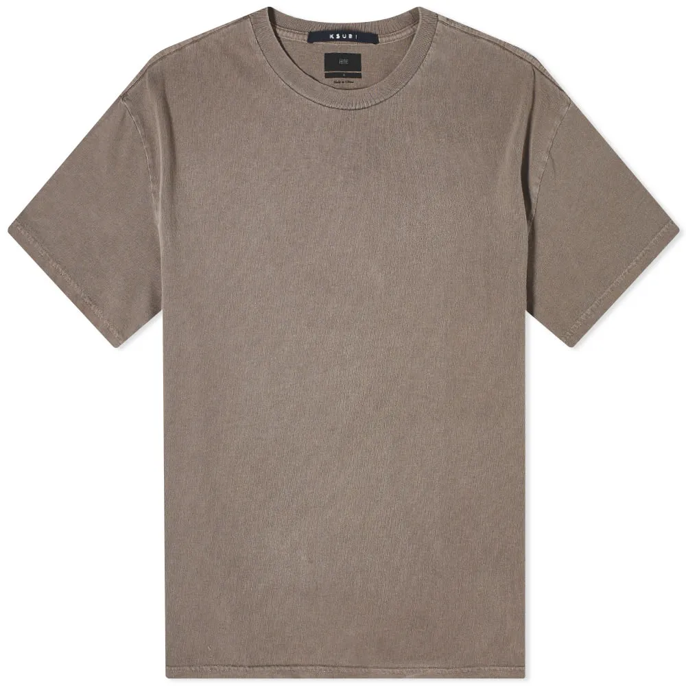 Ksubi Cross Logo T-ShirtNomad Grey