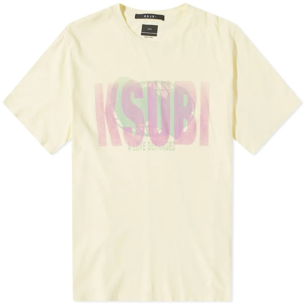 Ksubi Deranged Logo Kash T-ShirtYellow