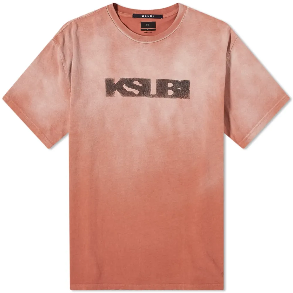 Ksubi Sign Of The Times Biggie T-ShirtFaded Wine