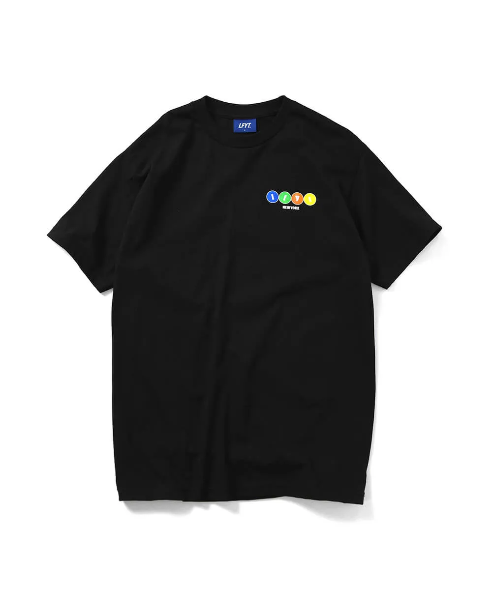 Lafayette Times Square Chocolate Banner S/S Tee Black