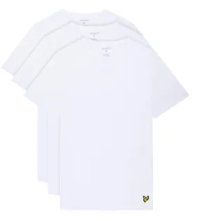 Lyle & Scott Maxwell 3 Pack Crew Neck T-Shirt White