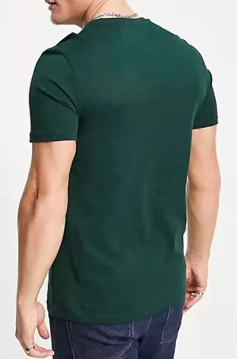 Lyle & Scott Plain Crew Neck T-Shirt Dark Green