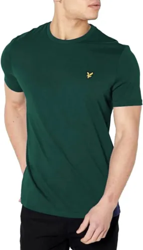 Lyle & Scott Plain Crew Neck T-Shirt Dark Green