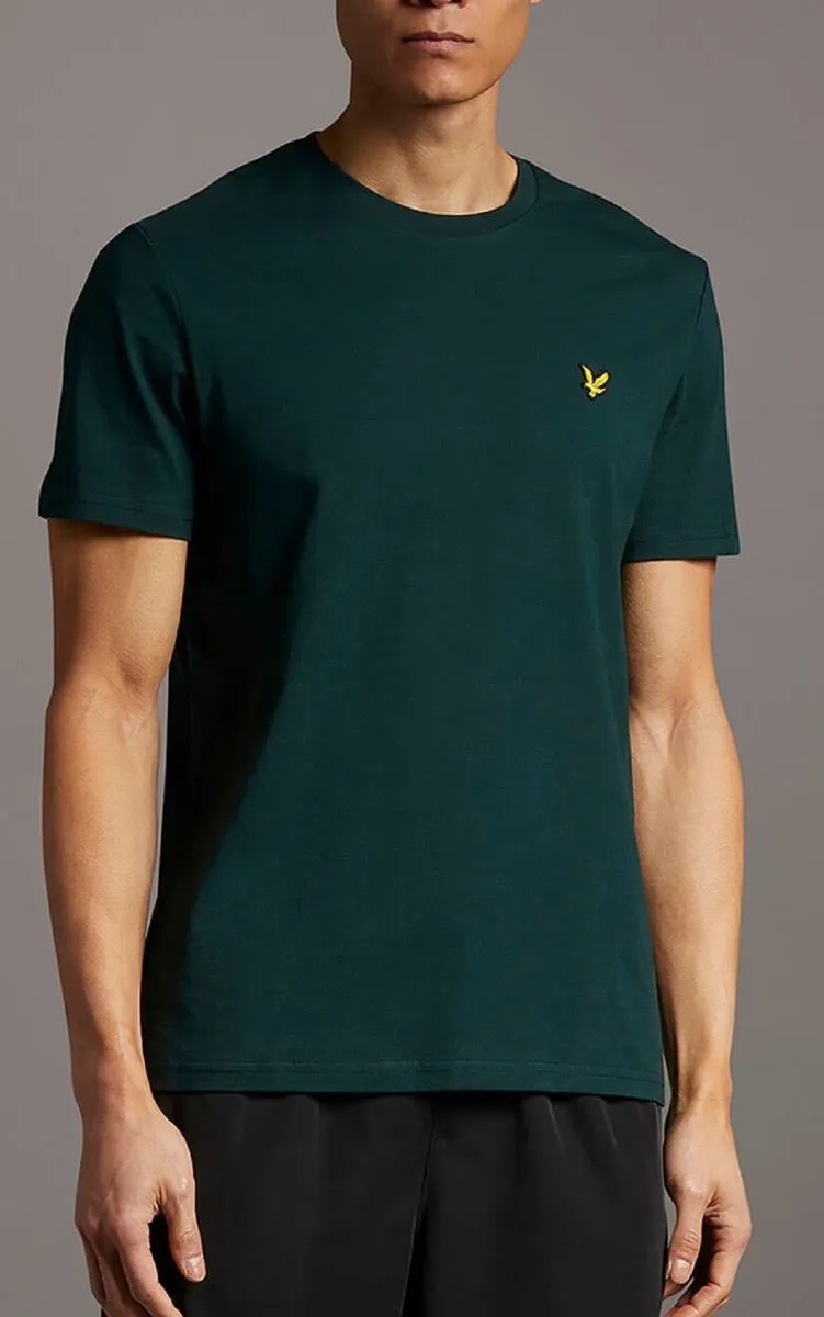 Lyle & Scott Plain Crew Neck T-Shirt Dark Green