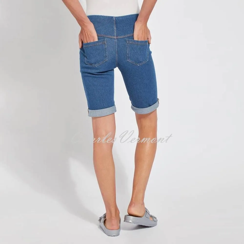 Lysse Boyfriend Denim Short – Style 2835 (Mid Wash)