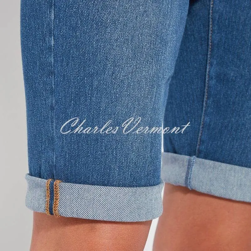 Lysse Boyfriend Denim Short – Style 2835 (Mid Wash)