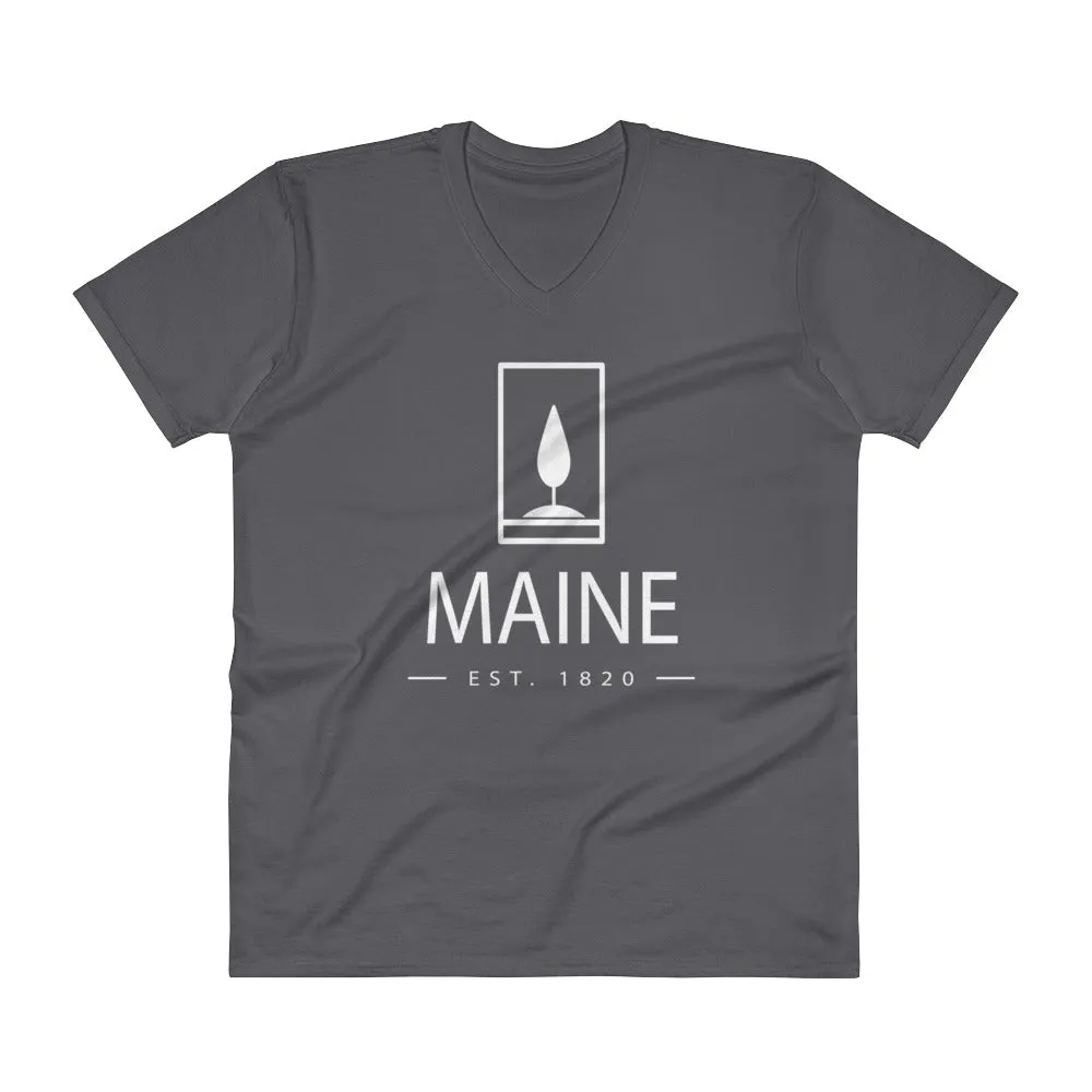 Maine - V-Neck T-Shirt - Established