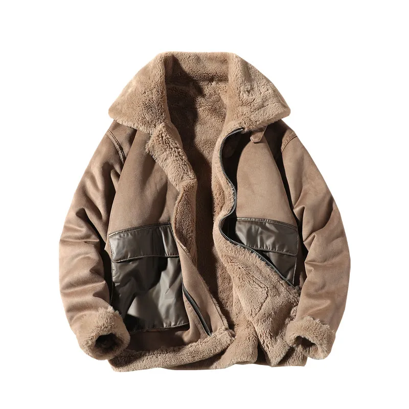 Men's Jacket With Heavy Fur