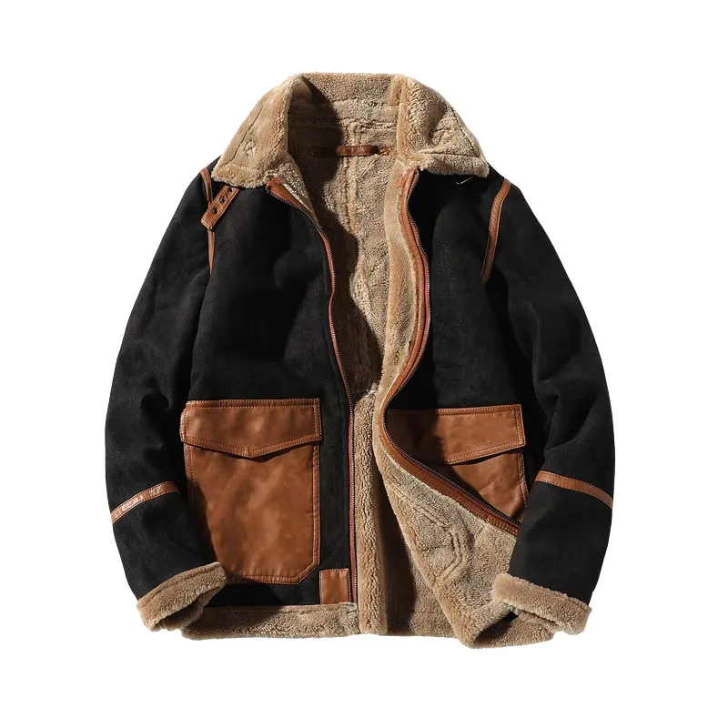 Men's Jacket With Heavy Fur